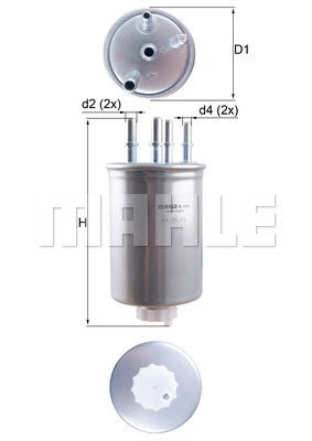 KL1026 KNECHT Топливный фильтр