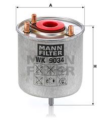 WK9034z MANN-FILTER Топливный фильтр
