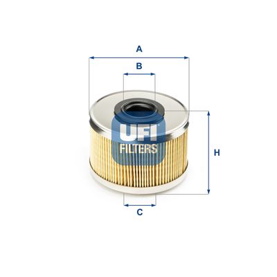 2668600 UFI Топливный фильтр