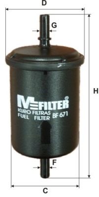 BF671 MFILTER Топливный фильтр