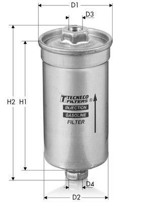 IN28 TECNECO FILTERS Топливный фильтр