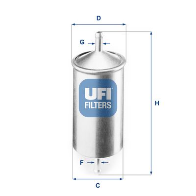 3150100 UFI Топливный фильтр