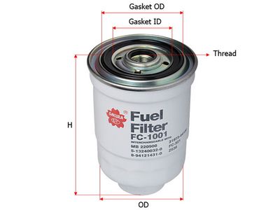 FC1001 SAKURA Automotive Топливный фильтр