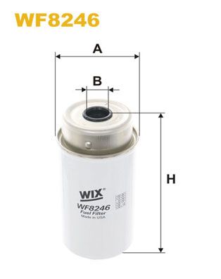 WF8246 WIX FILTERS Топливный фильтр