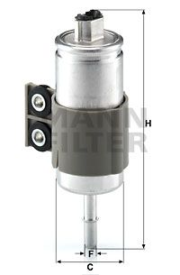 WK6116 MANN-FILTER Топливный фильтр