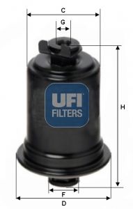 3166900 UFI Топливный фильтр