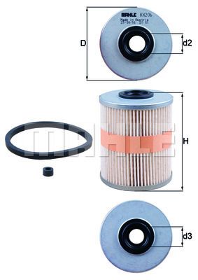 KX206D KNECHT Топливный фильтр