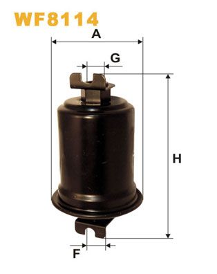 WF8114 WIX FILTERS Топливный фильтр