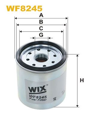 WF8245 WIX FILTERS Топливный фильтр