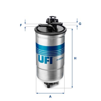 2444000 UFI Топливный фильтр