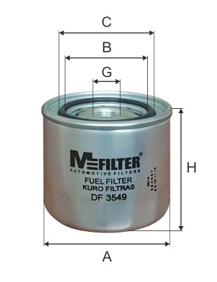 DF3549 MFILTER Топливный фильтр