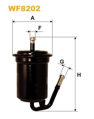 WF8202 WIX FILTERS Топливный фильтр