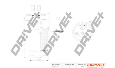 DP1110130039 Dr!ve+ Топливный фильтр