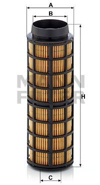 PU7017z MANN-FILTER Топливный фильтр