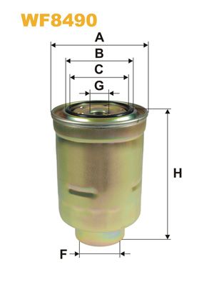 WF8490 WIX FILTERS Топливный фильтр