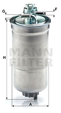 WK8533x MANN-FILTER Топливный фильтр