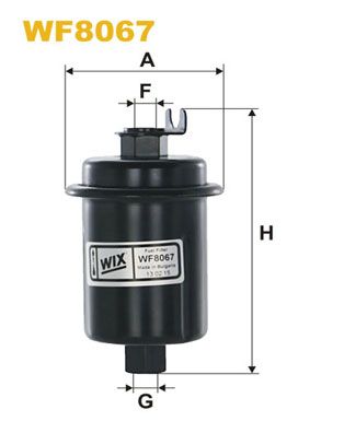 WF8067 WIX FILTERS Топливный фильтр