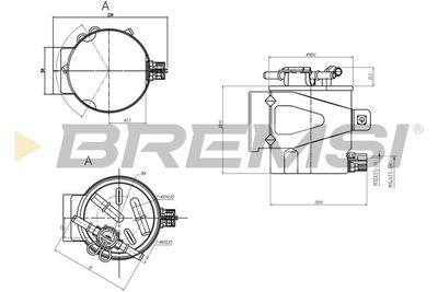 FE0388 BREMSI Топливный фильтр