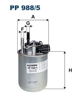 PP9885 FILTRON Топливный фильтр