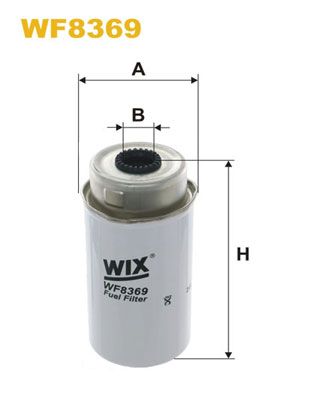 WF8369 WIX FILTERS Топливный фильтр