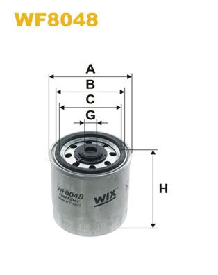 WF8048 WIX FILTERS Топливный фильтр