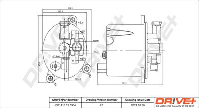 DP1110130304 Dr!ve+ Топливный фильтр