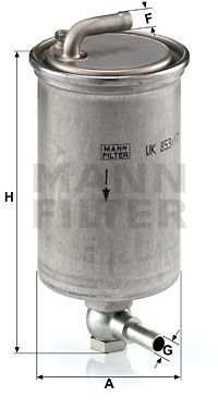 WK85317 MANN-FILTER Топливный фильтр