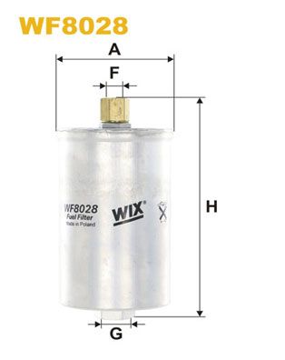 WF8028 WIX FILTERS Топливный фильтр