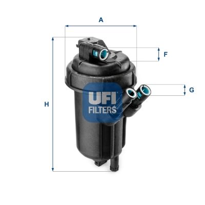 5511401 UFI Топливный фильтр