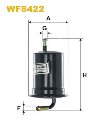 WF8422 WIX FILTERS Топливный фильтр