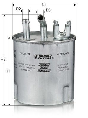 GS93915 TECNECO FILTERS Топливный фильтр