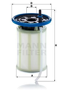 PU7018 MANN-FILTER Топливный фильтр