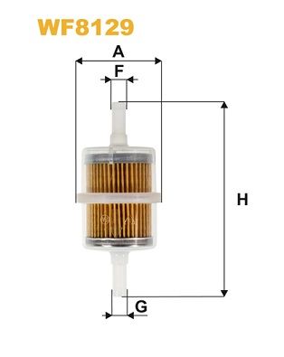 WF8129 WIX FILTERS Топливный фильтр