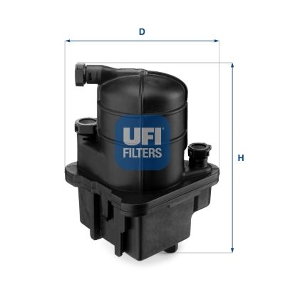 2408800 UFI Топливный фильтр