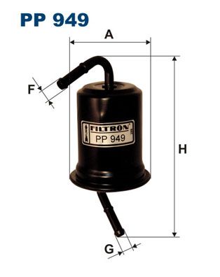 PP949 FILTRON Топливный фильтр