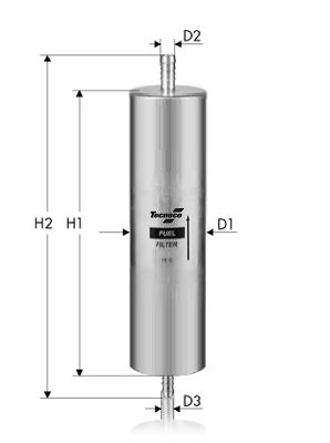 GS1198 TECNECO FILTERS Топливный фильтр