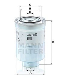 WK8053z MANN-FILTER Топливный фильтр