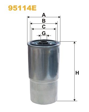 95114E WIX FILTERS Топливный фильтр