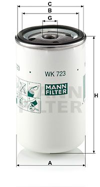 WK723 MANN-FILTER Топливный фильтр