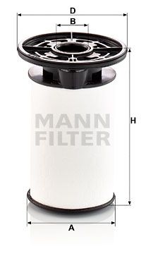 PU7014z MANN-FILTER Топливный фильтр