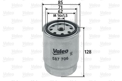 587706 VALEO Топливный фильтр