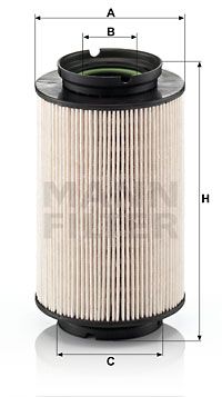 PU9362x MANN-FILTER Топливный фильтр