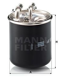 WK8202x MANN-FILTER Топливный фильтр