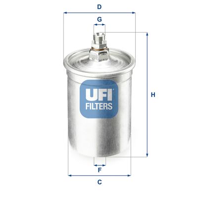 3150500 UFI Топливный фильтр