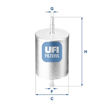3181700 UFI Топливный фильтр