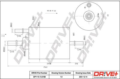 DP1110130188 Dr!ve+ Топливный фильтр