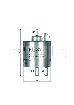 KL87 KNECHT Топливный фильтр