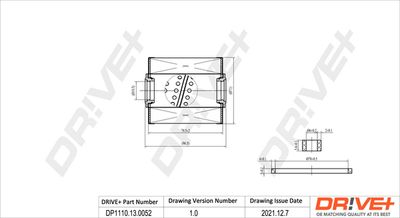 DP1110130052 Dr!ve+ Топливный фильтр