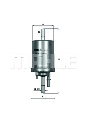 KL1563 KNECHT Топливный фильтр