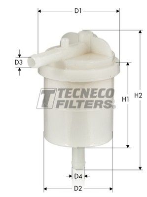 IN4143 TECNECO FILTERS Топливный фильтр